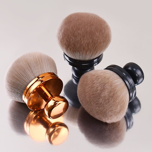 1pcs Makeup Brush for Bronze Blend Self Tan Back Applicator Provides Unblemished Application Without Streaking Brush RoseGold An