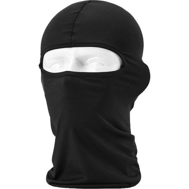 Black Motorcycle Face Mask Moto Balaclava Winter Mask Face Shield Cycling Motorcycle Mask For All Seasons