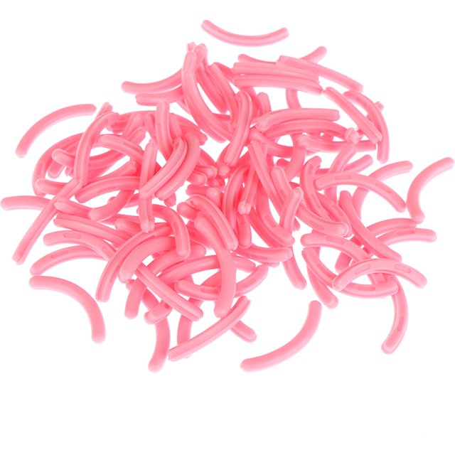 24/60/100Pcs Colorful Replacement Eyelash Curler Refill Rubber Pads Makeup Curling Styling Tools Eyelashes Clip Replacement Pad