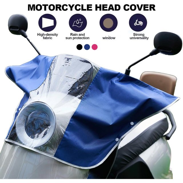 Motorcycle Oxford Cloth Head Cover Waterproof Rain Cover Electric Bike Panel Cover Dust Cover Sunscreen Universal MotoAcessorios