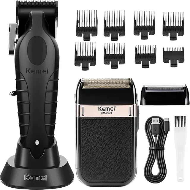 Kemei Hair Clipper KM-2296 KM-2299 KM-2024 Kit Men's Electric Shaver Hair Trimmer Machine Professional Hair Cutting Machine