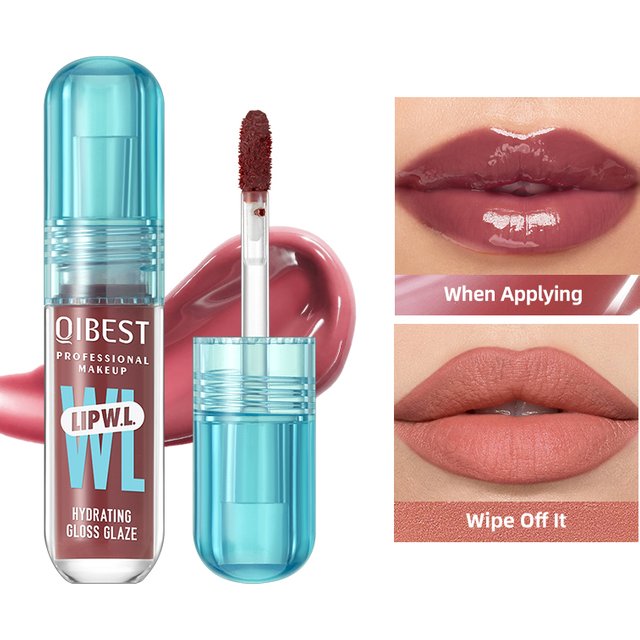 1PC Mirror Lip Gloss, Moisturizing, Lightweight, Non Greasy, Long-Lasting Luster, Non Stick to Cup Lip Gloss