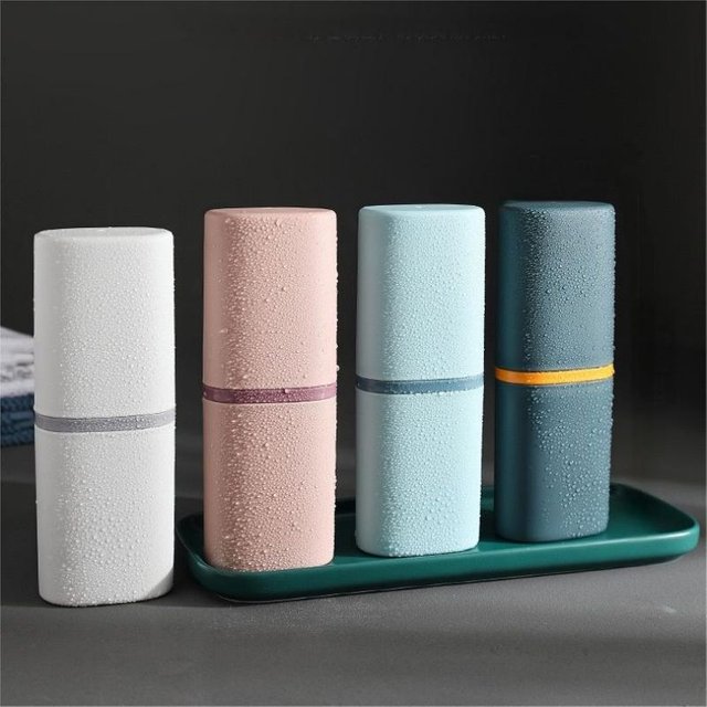 1pc Toothbrush Travel Case Travel Toothbrush Holder Case Portable Travel Toothbrush Case For Traveling Camping Business Trip