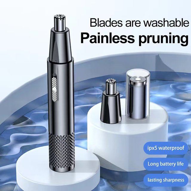 Nose Hair Trimmer USB Rechargeable Trimmer For Nose AndEar Hair Metal Shaver Electric Shaver Trim Nose Hair for women And Men