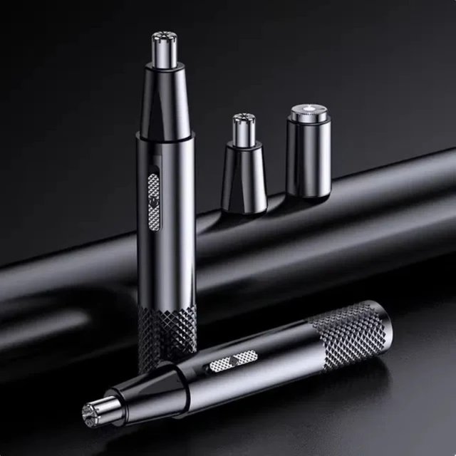 Portable Mini Nose Hair Trimmer, Electric Facial Hair Removal Device for men & Women, Painless & Safe Shaver