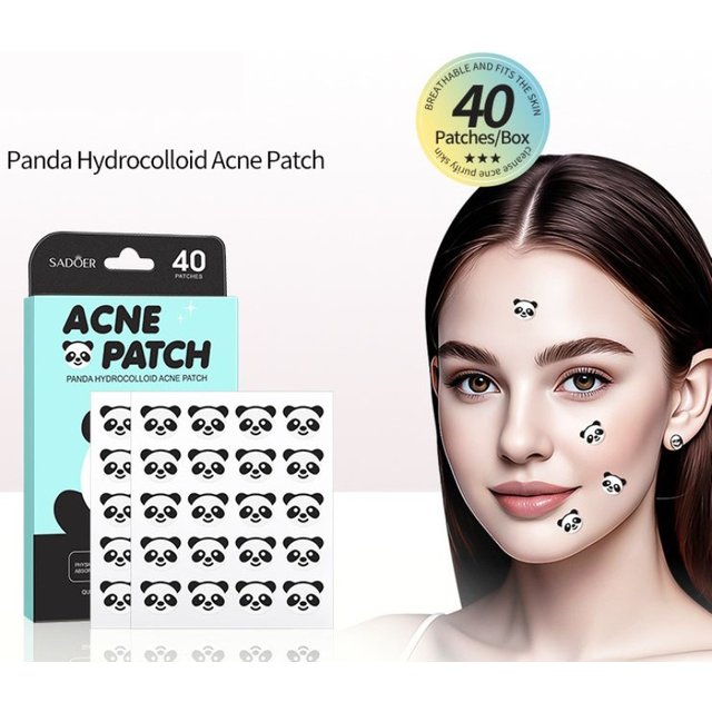 Panda Hydrocolloid Acne Patch Women Acne Removal Pimple Patch Skin Care Tools Cartoon Animals Invisible Acne Cover Stickers