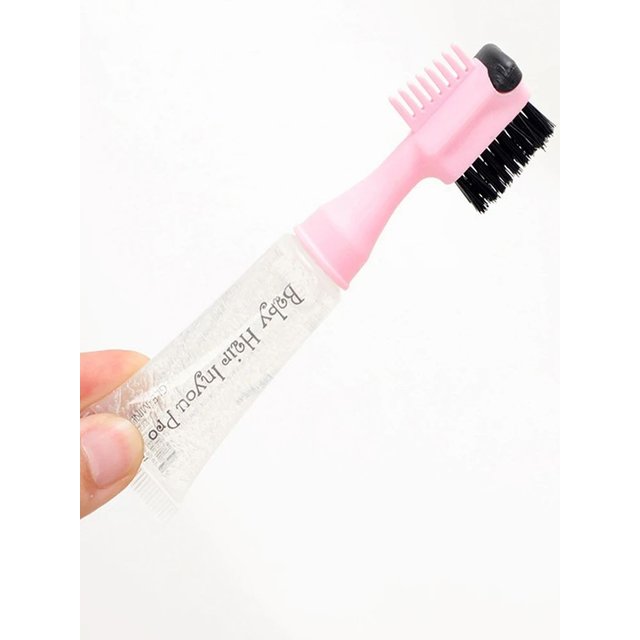 Edge Control Hair Gel Edge Brush Refillable Pocket Size Baby Hair Brush Kit Perfect Performance Long Lasting No White Residue