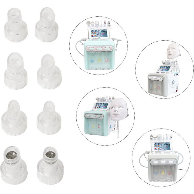 Replacement Hydro Dermabrasion Tips For Hydrogen Oxygen Small Bubble Facial Beauty Machine Accessories Facial Cleaning