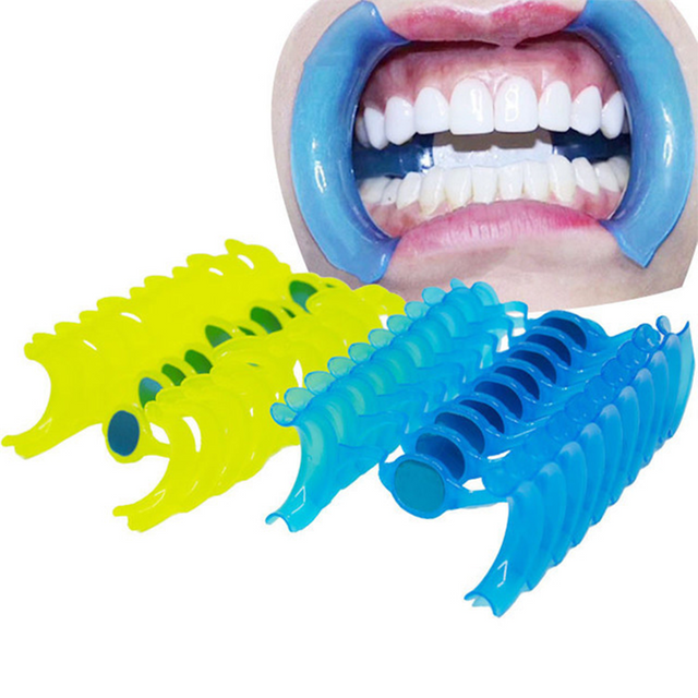 10pcs M Type Mouth Opener Cheek Retractor Expanders Teeth Whitening Tools Dentist Material Dentistry Mouth Opener With Mirror