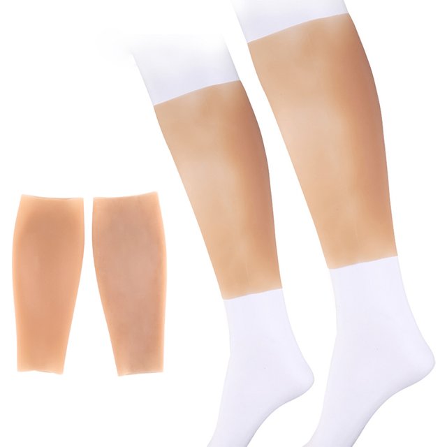 IVITA 2 Colors Choices Realistic Full Silicone Leg Cover Support Arm Legs Sleeve Decorate Leg Curves Concealer Protective