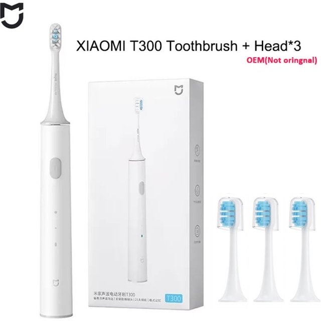 Mijia Electric Toothbrush T300 Long Battery Life Sonic Toothbrush IPX7 Waterproof High Frequency Vibration Magnetic Motor