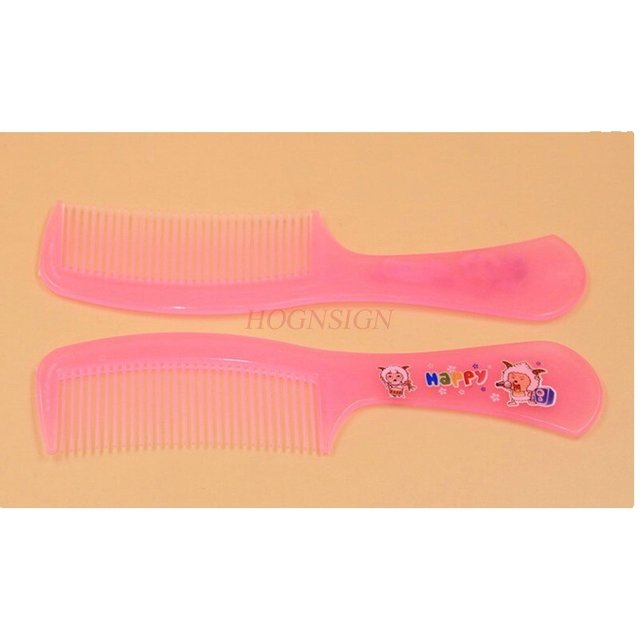 tooth comb Cartoon Comb Anti Static Cute Coarse Fine Tooth Makeup Massage Plastic Child Hairbrush Hairdressing Supplies Portable