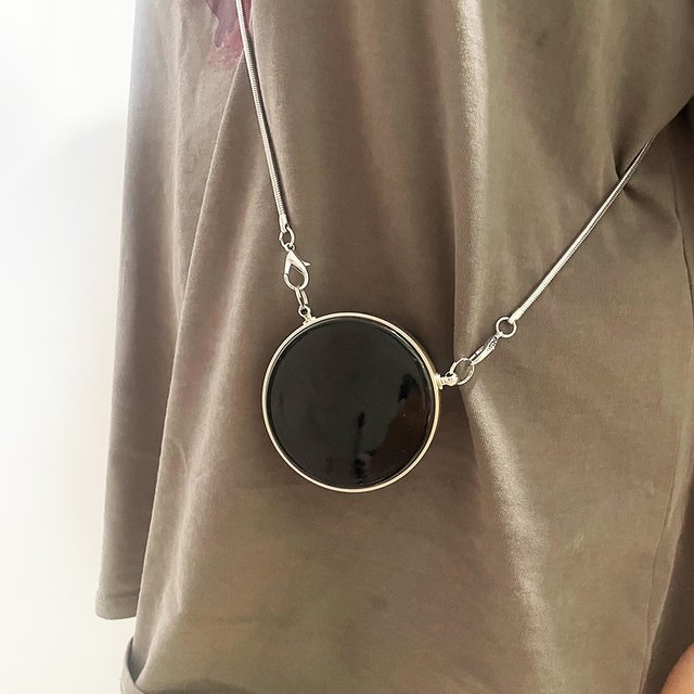 New powder Bag for women Fashion Decoration Shoulder Bag Lovely Mirror Makeup Oblique Straddle Bag