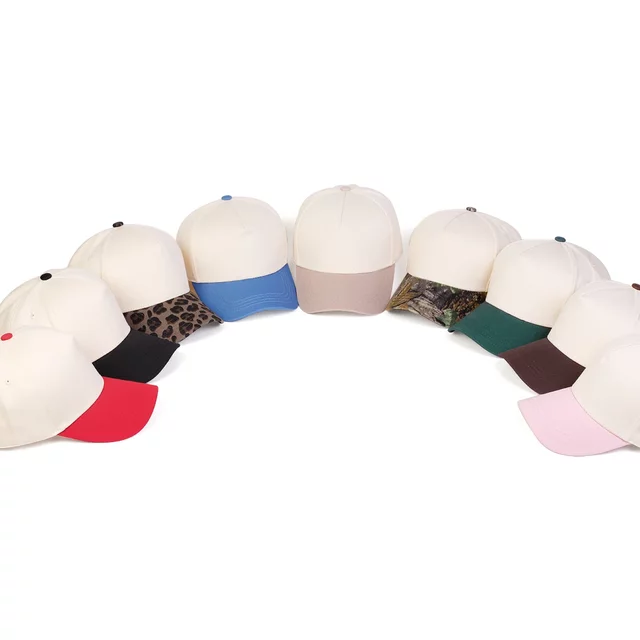 Unisex Light Panel Color Blocked Baseball Caps Spring Autumn Outdoor Adjustable Casual Hats Sunscreen Hat Sports Cap