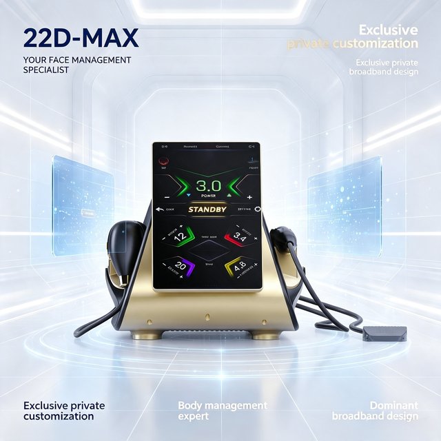 Latest Model 22D MAX Beauty Equipment Machine Facial Tightening Slimming Fat Reduction Skin Firming Anti‑Aging Tool