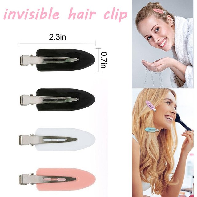 10pcs Bangs Flyaways Hair Barrette No Bend Seamless Hair Clips Set Washing and Makeup Women Styling Hairpins XKBJ07