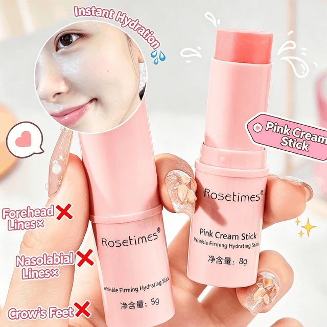 Wrinkle Bounce Multi Cream Stick Collagen Moisturizer for Face Lips Neck Dullness Dry Lines Smooth Glow Korean Skincare Cosmetic