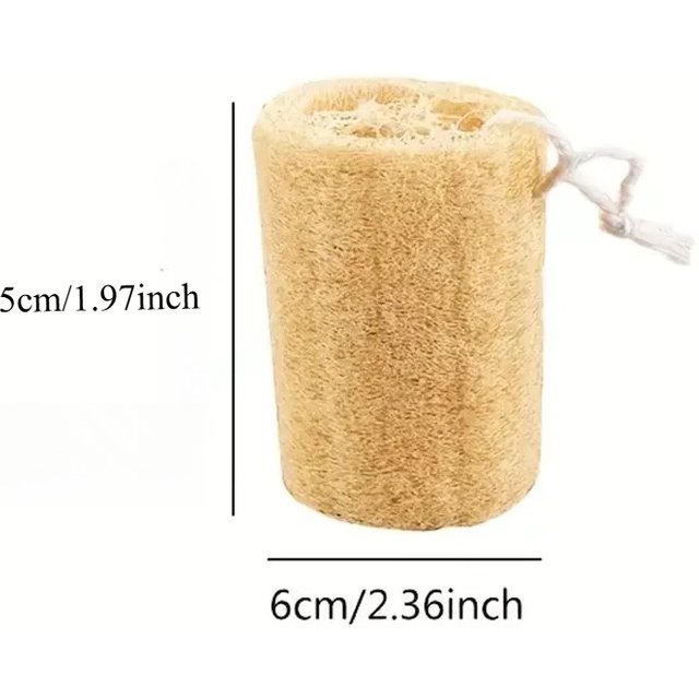 Natural Egyptian Loofah Exfoliating Body Scrubber, Egyptian Shower Loofah Sponge Body Scrubber for women and Men for Body