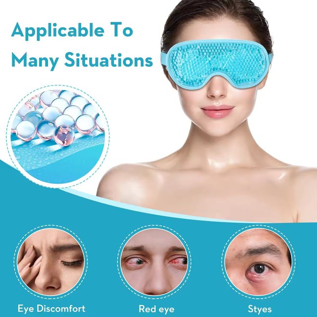 Cold Face Eye Masks Ice Face Mask Hot Cold Compress For Dark Circles Puffiness Cooling Face Masks for women Man Skin Care Tools