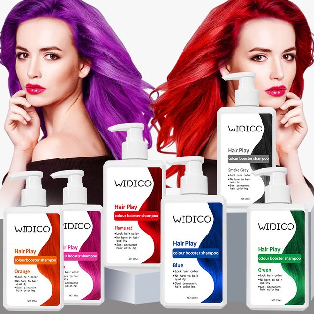 160ml Color Setting Shampoo Semi- Permanent Plant Hair Dye And Fixing Natural Fast Hair Dye Color Care Red Blue Robin Shampoo
