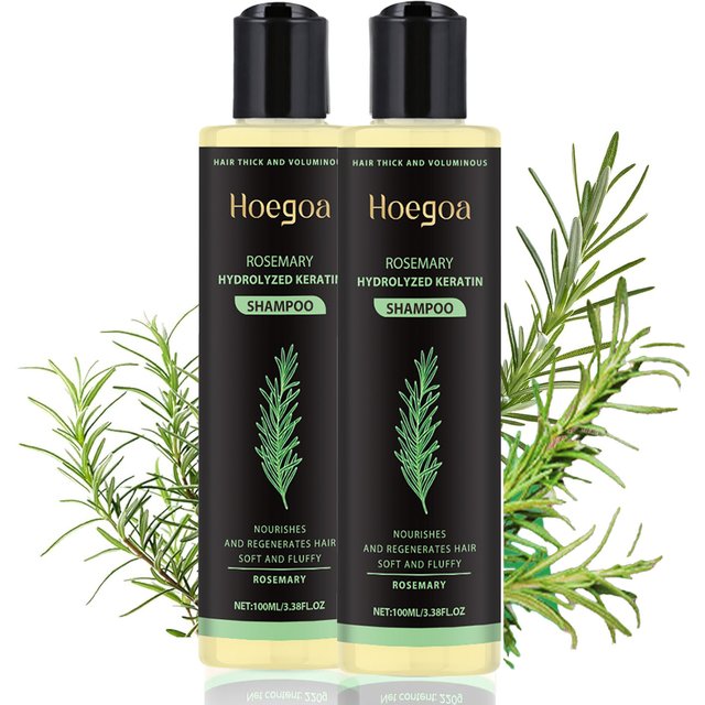 Rosemary Mint Shampoo for Hair Thickness Natural Herbal Volumizing Shampoo for Oily Scalp Strengthening & Repairing Hair Care