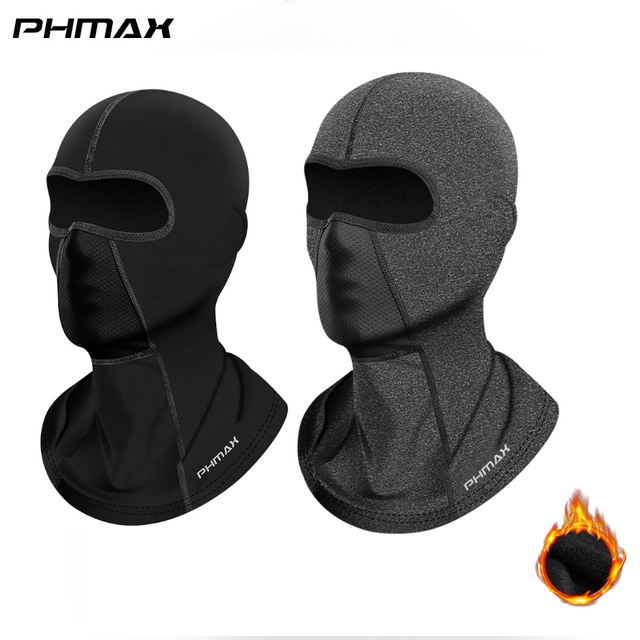 PHMAX Winter Thermal Balaclava Cycling Full Face Mask Warm Outdoor Sports Motorcycle Ski Fishing Hunting Mask Fleece Scarf Cap