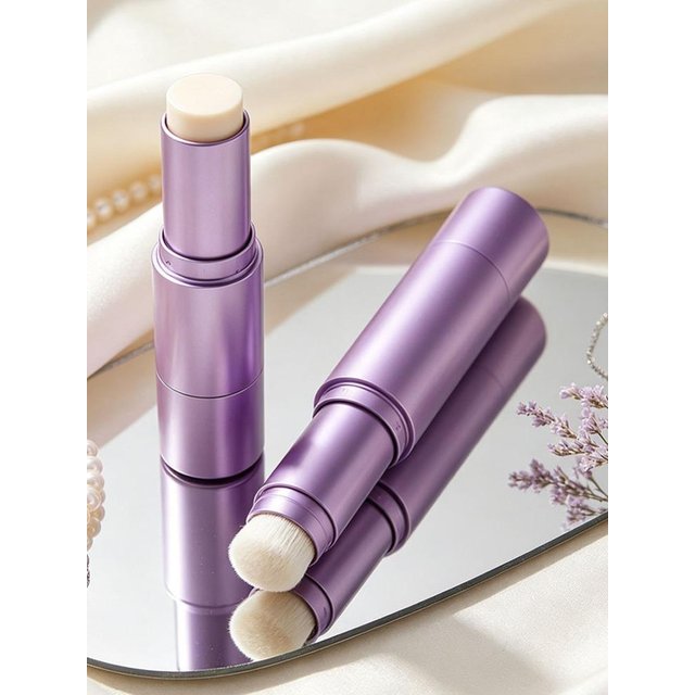 2In1 Dual Head Color Correcting Cream Foundation Stick Even Tone Natural Glow High Coverage Natural Color Makeup for women Daily