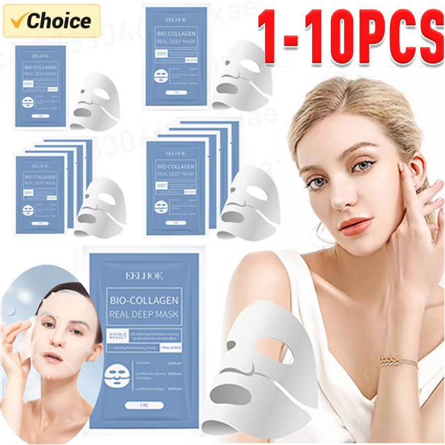 BioCollagène véritable masque hydratant en profondeur masque facial Anti-rides avec hydrolystème
