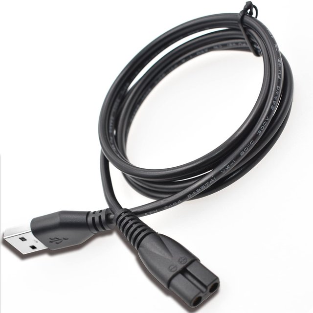 Charger Cable Compatible with Meridian Grooming Electric Shaver Trimmer Replacement Charging Cable Power Cord Supply Adapter