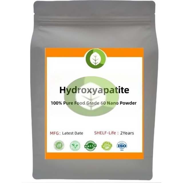 50g-1000g Food Grade Using for Toothpaste 100% Pure Hydroxyapatite 60 Nano Powder,Free Shipping