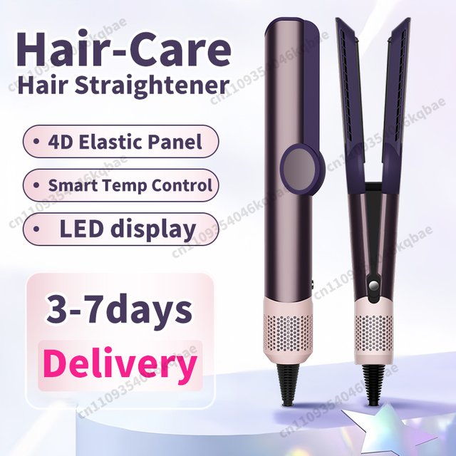 Professionelles Haarpflege-Styling-Tool Haarglätter & Haartrockner Aufheizbares Haarglätteisen Negativ-Ionen-Glätteisen Haushalts-Haartrockner