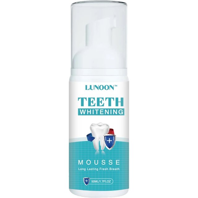 50ml Teeth Whitening Mousse Baking Soda Toothpaste for Stain Removal Fresh Breath Eliminates Bad Breath Plaque & Tartar Control