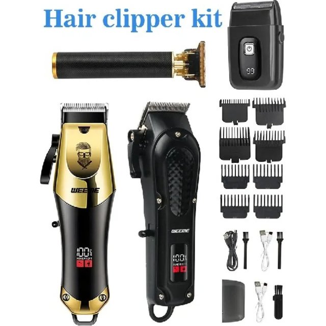 Vintage Hair Trimmer Cordless Electric Hair Cutting Rechargeable Hair Cutting Machine With Nose Hair Trimmer Kit Boyfriend Gift