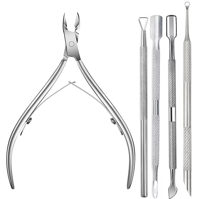 1/5Pcs Cuticle Trimmer Professional Pedicure and Nail Care Tool Suitable for Removing Dead Skin from Fingernails and Toenails