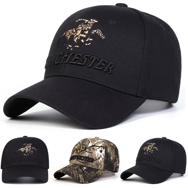 Unisex Winchester Letter Embroidery Baseball Caps Spring and Autumn Outdoor Adjustable Casual Hats Sunscreen Hat
