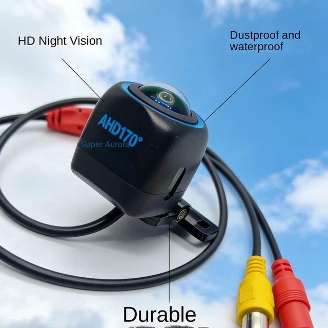 Reversing Image Reversing Camera AHD1080P HD Night Vision Car Camera Waterproof and Sunscreen