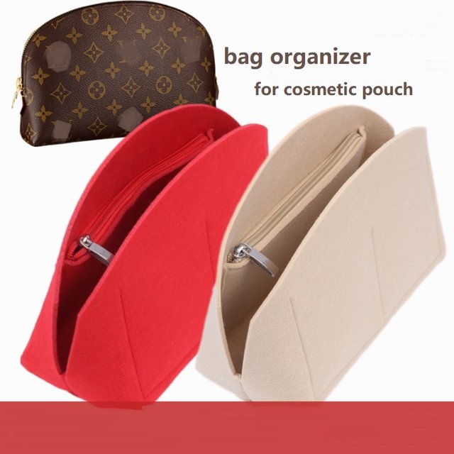 【Only Sale Inner Bag】Bag Organizer Insert For LV Cosmetic Pouch PM MM Bag Organiser Divider Shaper Protector Compartment