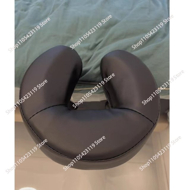 Coussin de repos facial pliable avec trou respirant, portable pour massage et récupération en position ventrale