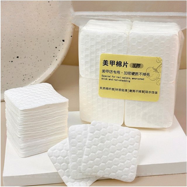 Nail Cleaning Cotton Pads Do Not Shed Hair Nail Polish Remover Adhesive Cleaning Scrubbing Disposable Tools Nail Salon Manicure