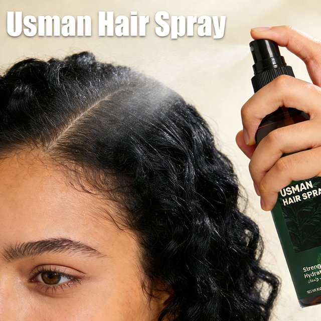 50ml Usman Grass Hair Spray Repair Hair Nourish Root Hair Care Spray Reduce Frizz Anti Hair Loss Hair Serum for All Hair Type
