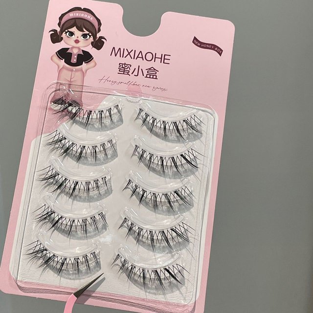 Fox- Eyelashes Korean style Cool False Eyelash full strips Manga Natural Wispy Lashes for women Party makeup products