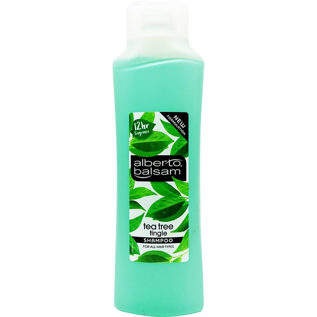 Alberto Balsam Tea Tree Shampoo 350ML, Refreshing & Strengthening Hair Care, Gently Cleanses and Detangles