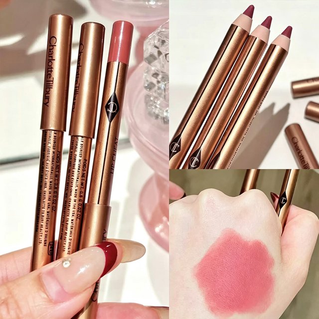 CT Lipstick Lip Balm Glossy Lip Glaze Lip Liner Sets Silky Texture Multi-use Tint for Lips And Cheeks Blush Moisturizing Texture