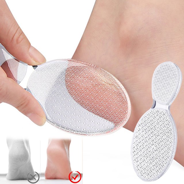 1Pcs Nano Glass Double-sided Foot Rasp Heel File Exfoliating Pedicure Care Foot File Hard Callus Dead Skin Remover Beauty Tools
