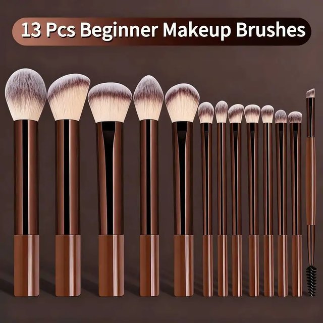 Makeup Brush Set, 13pcs/set Professional Cosmetic Brushes Kit, Travel Soft Makeup Brush Set, Concealer Brush, Detail Makeup Brus