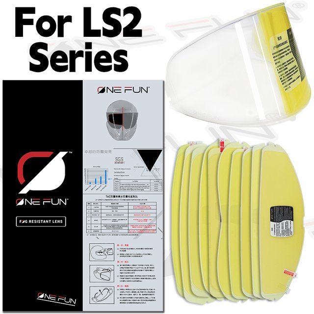 Visière anti-buée pour casques LS2 FF809 FF811 MX701 MX436 FF399 FF900, écran facial de casque de rallye, film anti-buée pour lentille, accessoires