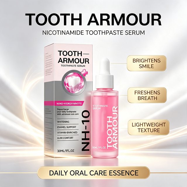 Tooth Brightening Serum Niacinamide Fresh Breath Portable Oral Care Travel Mini