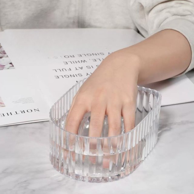 Nail Art Hand Wash Remover Soak Bowl Acrylic Nail Supplies DIY Salon Nail Spa Bath Treatment Manicure Tools