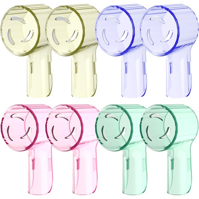 Toothbrush Dustproof Covers Caps Compatible with Braun Oral B Replacement Heads & iO Series Electric Toothbrush Head Protector