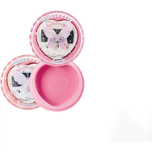 FLORTTE Air Cream Blush Matte Shimmer Brightening Blush Longlasting Waterproof Sweatproof Natural Water Skin Face Blusher Makeup